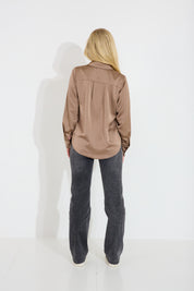 Satinsblus - Taupe