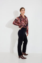 Blus med krage - Paintbrush