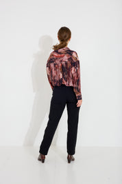Blus med krage - Paintbrush