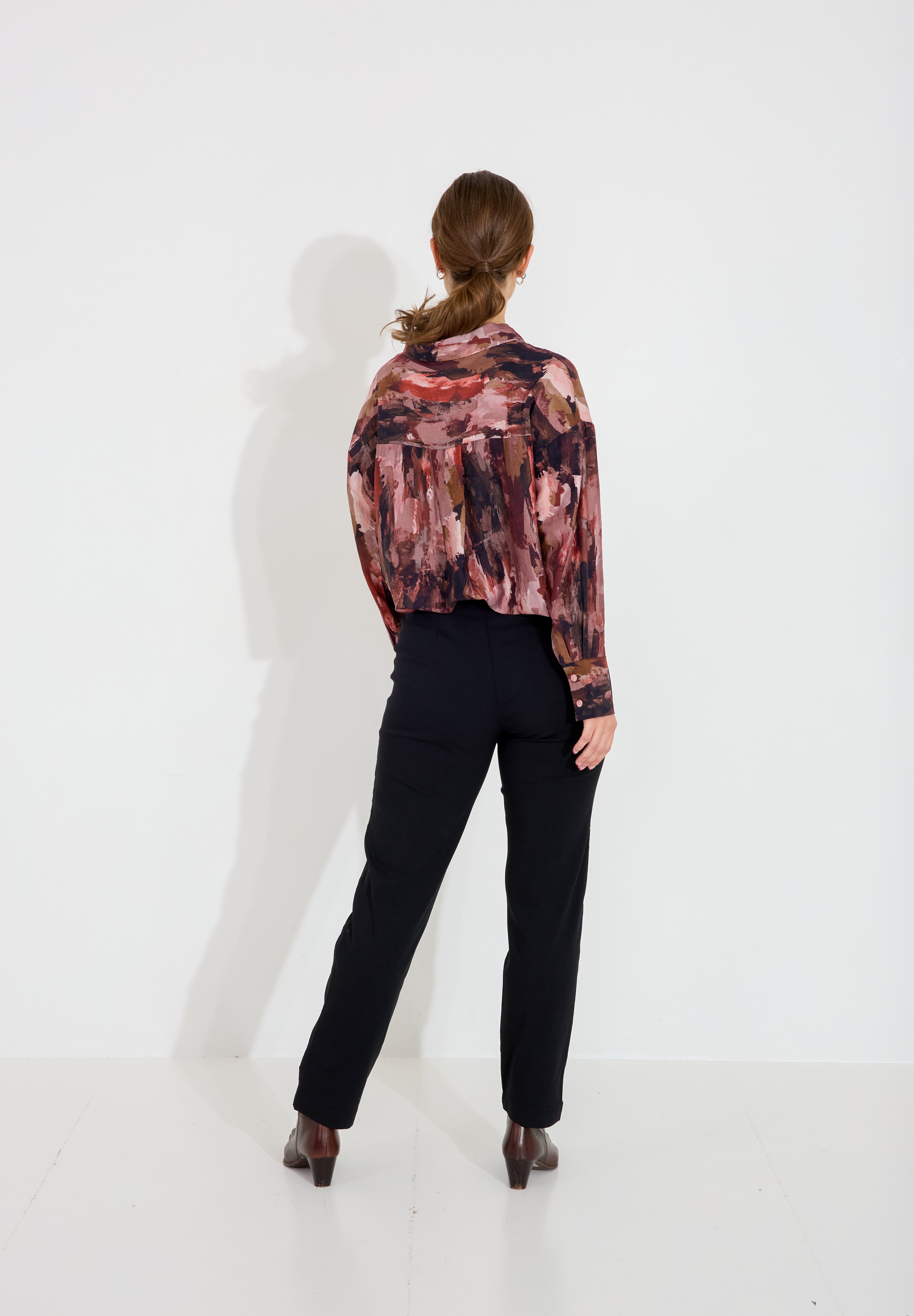 Blus med krage - Paintbrush