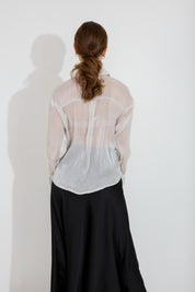Blus med silverlyster - Silver