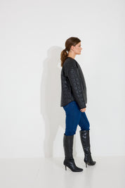 Jacka Faux Leather - Svart