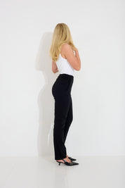 Flexy finbyxor med ficka - Svart