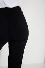 Flexy finbyxor med ficka - Svart