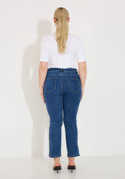 Jeans ankellängd - Midblue